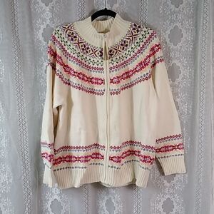 VTG  SHAVER LAKE KINT WOMEN'S SWEATER SIZE APPROXIMATELY 2XX NO TAG